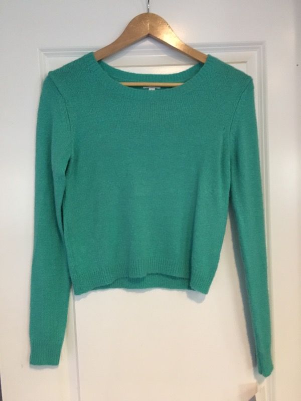 Teal sweater
