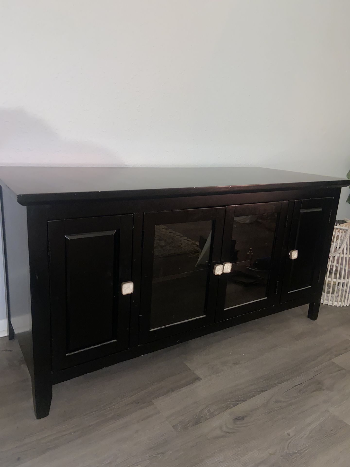 Wood Tv Stand With Storage