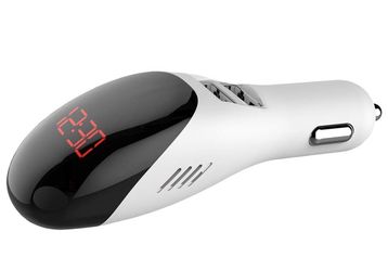 USB Car Charger, 3A Dual USB Port Quick Charge 3.0 2in1 Air Purifier with Current/Voltage Digital Display Charging for Galaxy S9/S8/Edge/Plus,iPhone