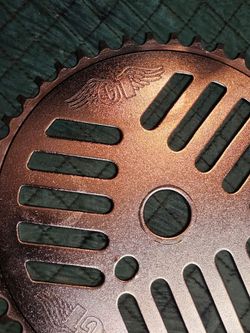 Vintage GT bicycle cheese, grater sprocket.