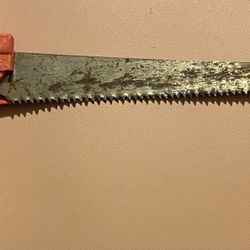 Hand Saw 14” Blade With Rubber Handle
