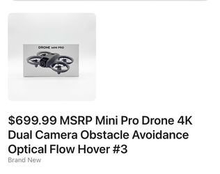 Drone Mini Pro Quadcopter