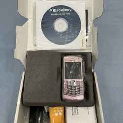 Blackberry Pearl 8130 Pink Brand New With All Accessories Included In The Box.