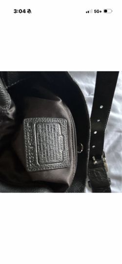 Coach Black Leather Handbag