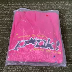 Pink Spider Hoodie 