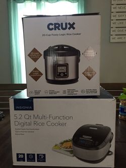 $120 for this household bundle rice cooker and preasure cooker it’s 20cups it’s all brand new and pick up Gahanna