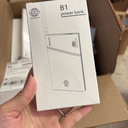 NEW & Sealed 5000mAh Portable Charger (Black) - Just $10!