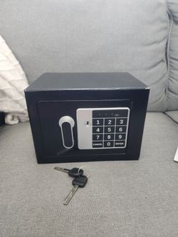Electronic Small Safe Box Digital Electronic 9" x6.7" x6.7"