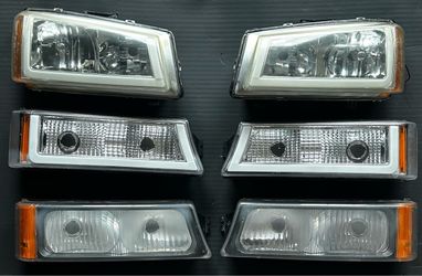 03 Chevy Silverado Headlights