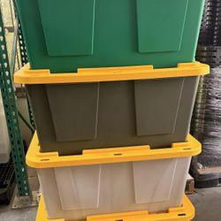 27 GALLON HEAVY DUTY STORAGE BINS – COSTCO TOUGH BOX – STACKABLE – $7 EACH