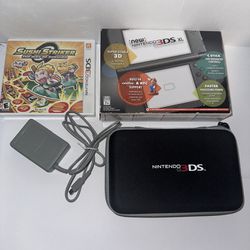 New Nintendo 3DS XL Bundle!4GB Handheld Gaming System Black. W Game And Charger!