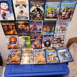 Disney Dreamworks and Family movies 4 blurays and 20 dvd lot