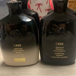 Oribe Gold Lust Repair & Restore Shampoo,& Oribe Signature Shampoo.