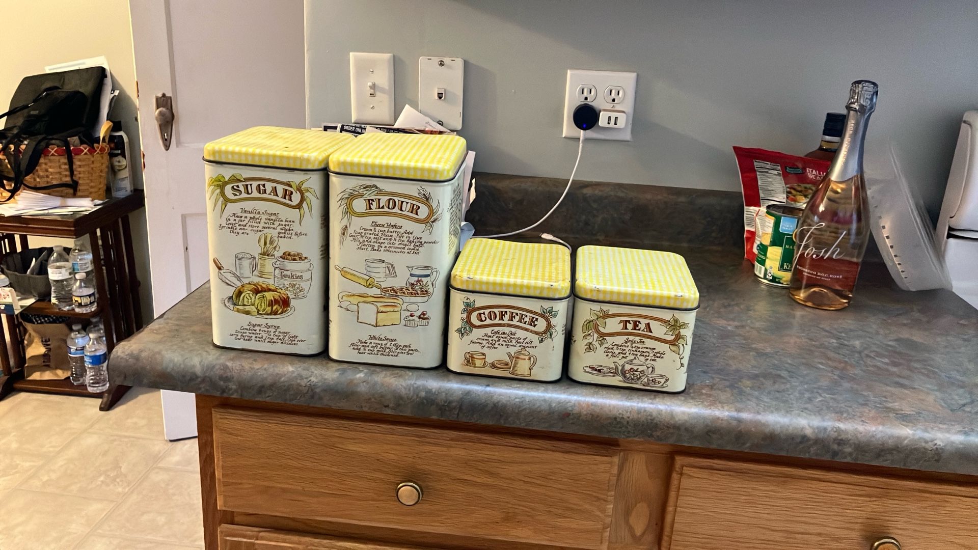 Vintage Tin Canisters