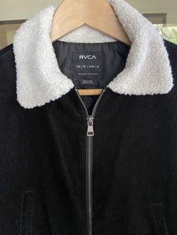 Excellent Cond RVCA Women’s Jacket Black & White Like New