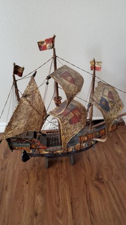 Model Wooden Ship