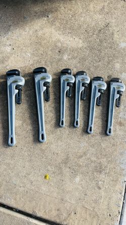 New Rigid Aluminum Pipe Wrench 14” & 18”