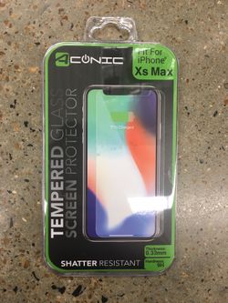 NWT tempered glass screen protector for iPhone XS Max
