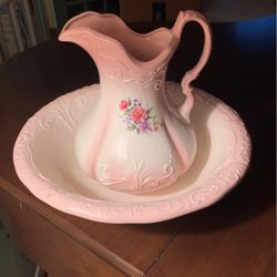 Wash Basin And Pitcher