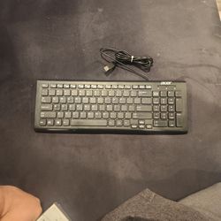 Acer Wire Keyboard-- $5