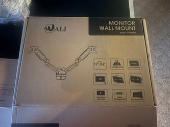 Wali Dual Monitor mount. Brand New