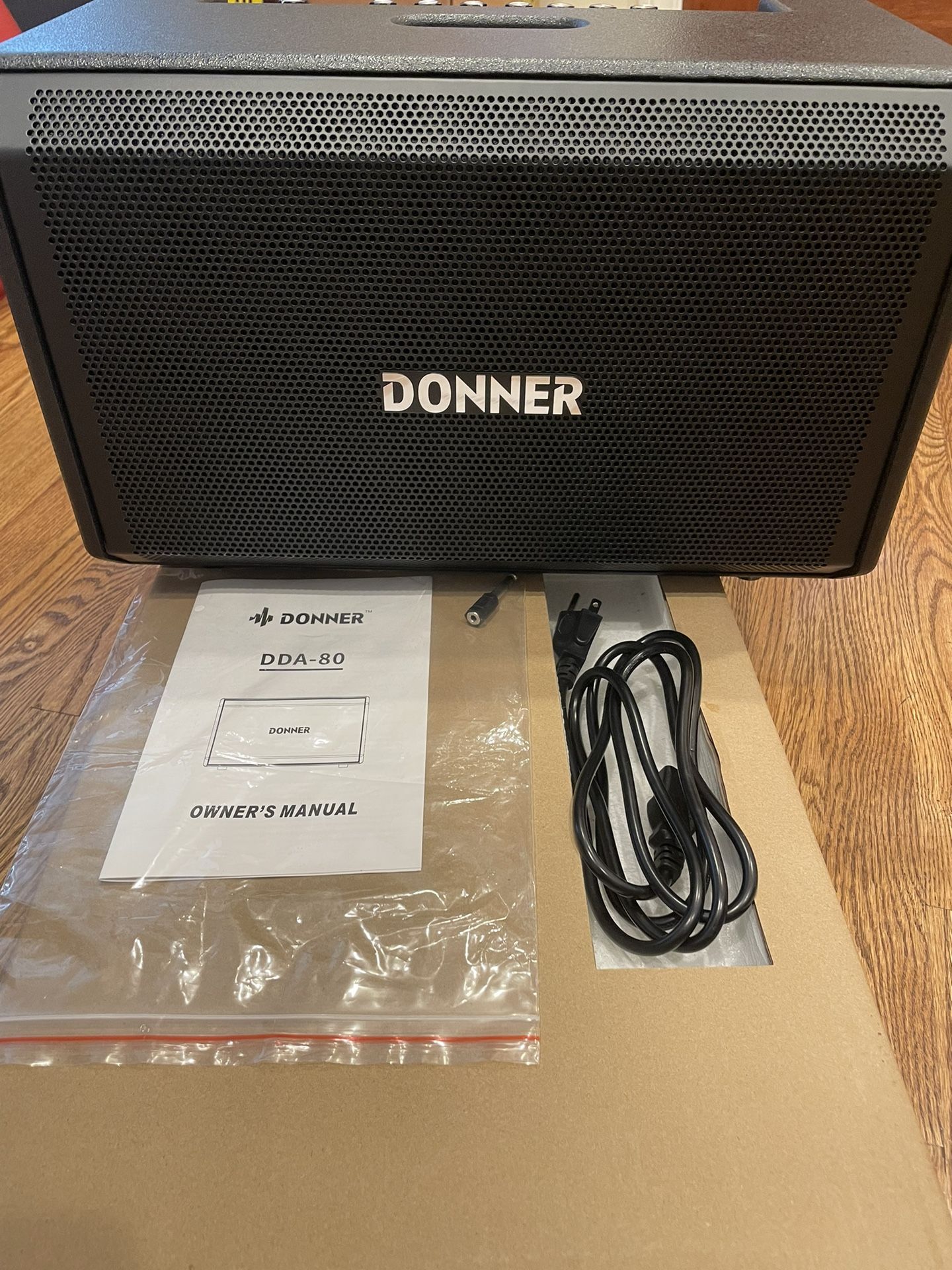 Donner Electric Drum AMP, 80-Watt Wireless Electronic Drum Amplifier Professional DDA-80