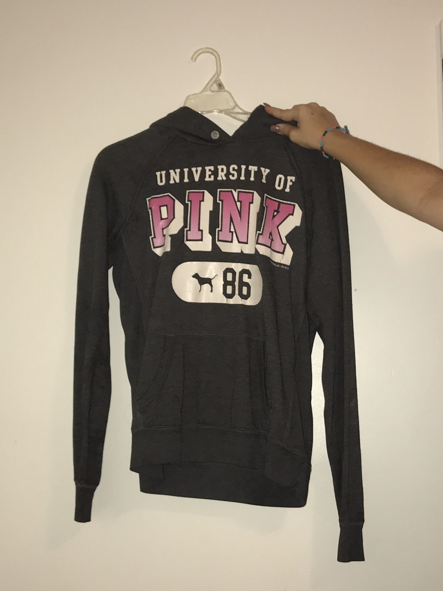 Pink/vs hoodie