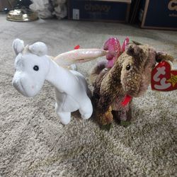 Beanie Babies - Lot of 2 Dragons