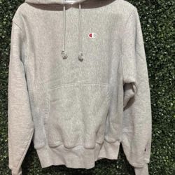 Champion Reverse Weave Hoodie (Men’s, Small, Grey)