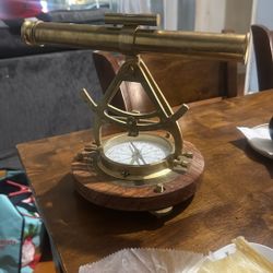 Gold Antique Compass