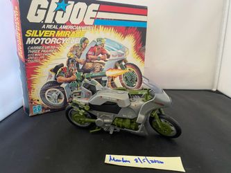 Vintage GI Joe Silver Mirage Motorcycle