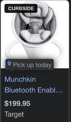 Like New Munchkin Blue Tooth Swing 
