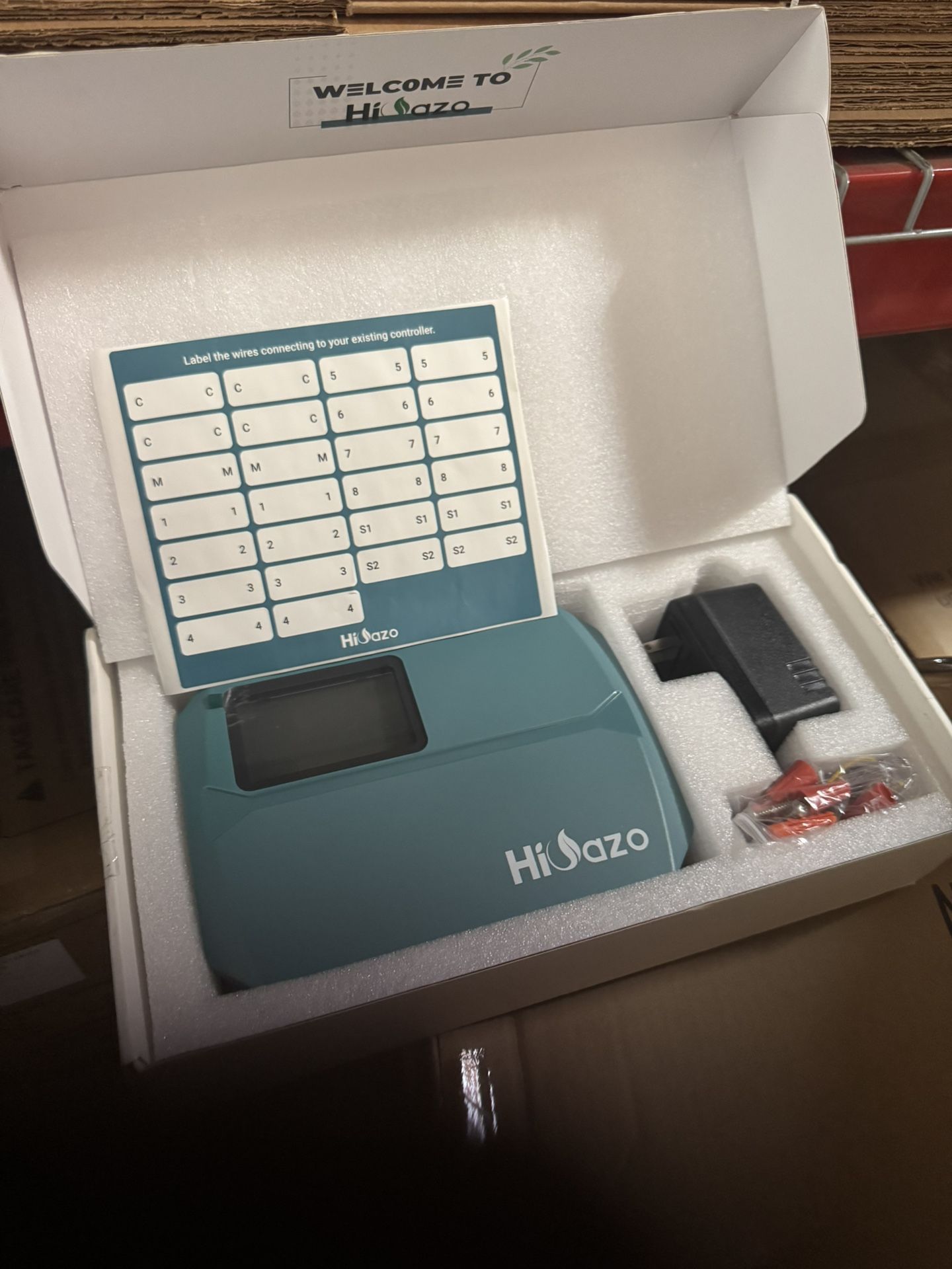 HiOazo 8-Zone Lawn Irrigation System Watering Timer Controller Garden WiFi Sprinkler Control