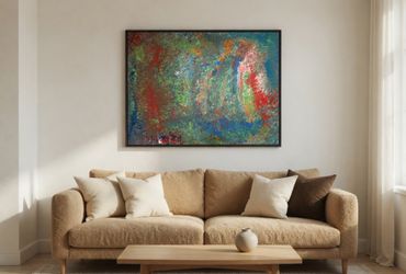 Abstract painting, canvas art, painting