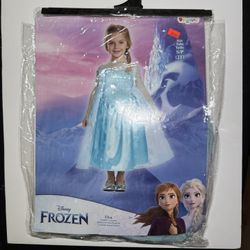 Disneys Frozen Elsa Child Girl Costume