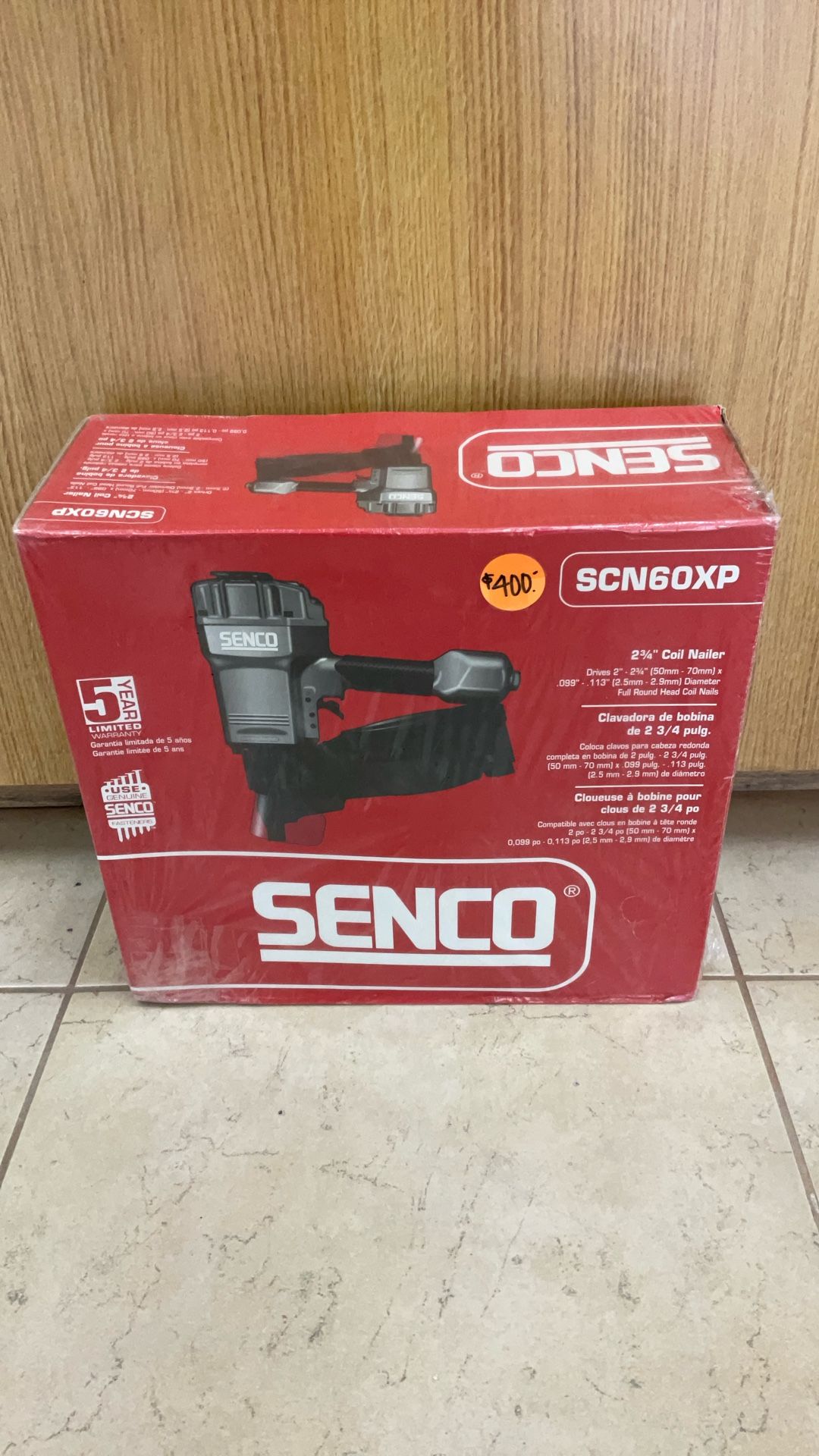 SENCO SCN60XP 2 3/4” COIL NAILER.