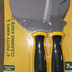 Painters Putty Knife And Cleaner