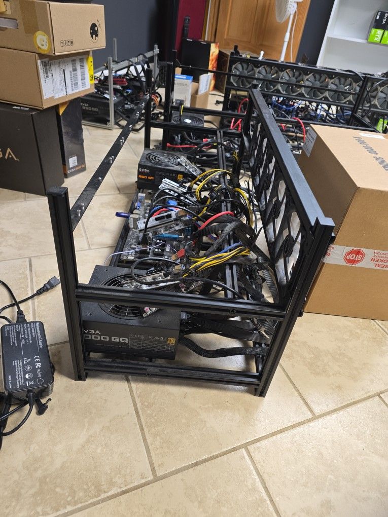 GPU Crypto Mining Rigs - Complete