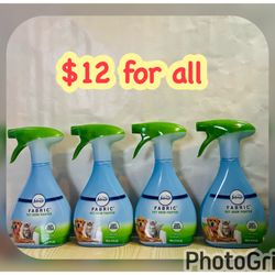 (4) Febreze Fabric Pet Odor fighter 14.8 fl oz each