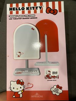 Hello kitty LED tabletop mirror