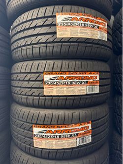 235/45/18 Arroyo 4 new tires  installed ✅ instaladas ✅