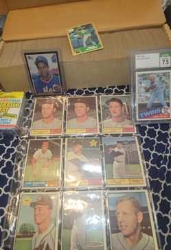 850 Baseball Card Lot 1987 Topps Set 1985 Topps Rookie csrd 7.5 Kirby Puckett 9 1961 Topps Cards 1985 Donruss Dwight Gooden More