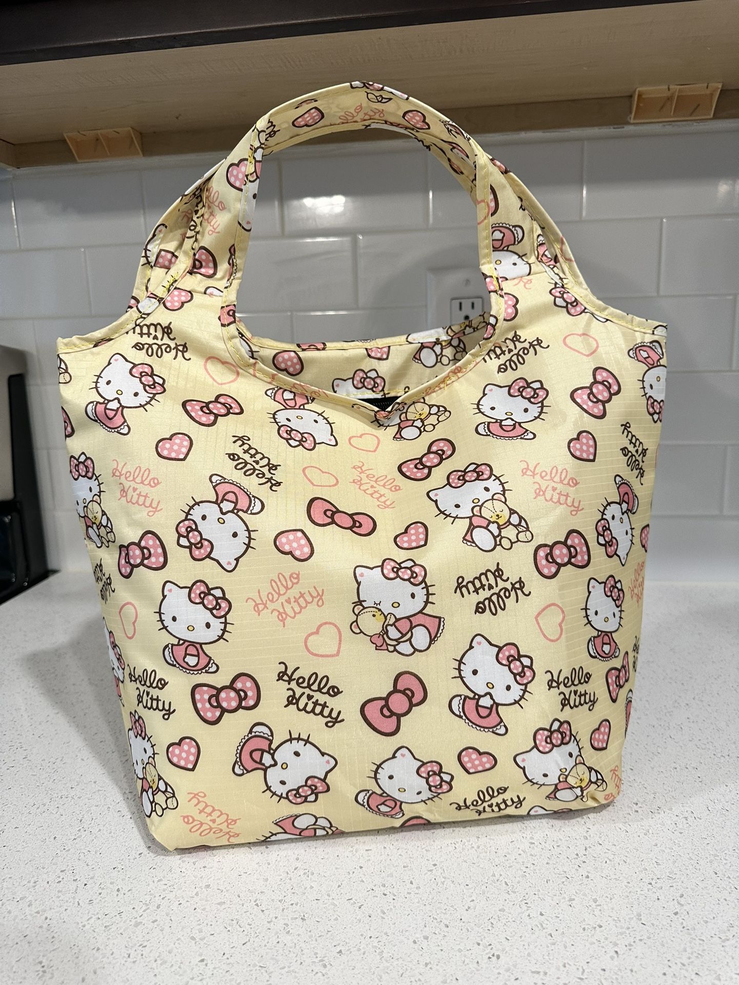 Large Hello Kitty Insulated Lunch Tote Bag