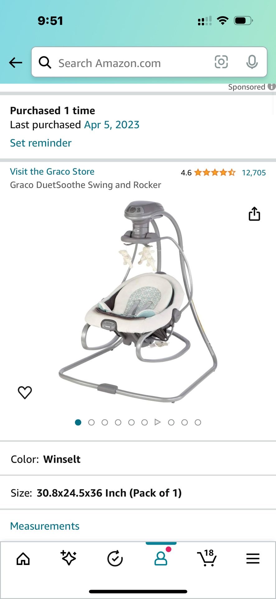 Baby Swing And Rocker