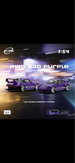 ModelModel 1:64 Porsche 911 930 RWB Purple