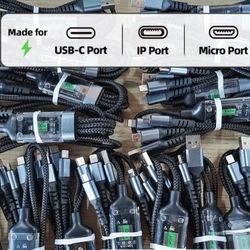 3in1 100W Fast Charging Cable Built-in Digital Display 