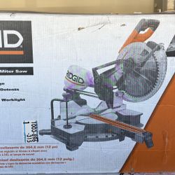 Rigid 12" Dual Bevel Sliding Miter Saw