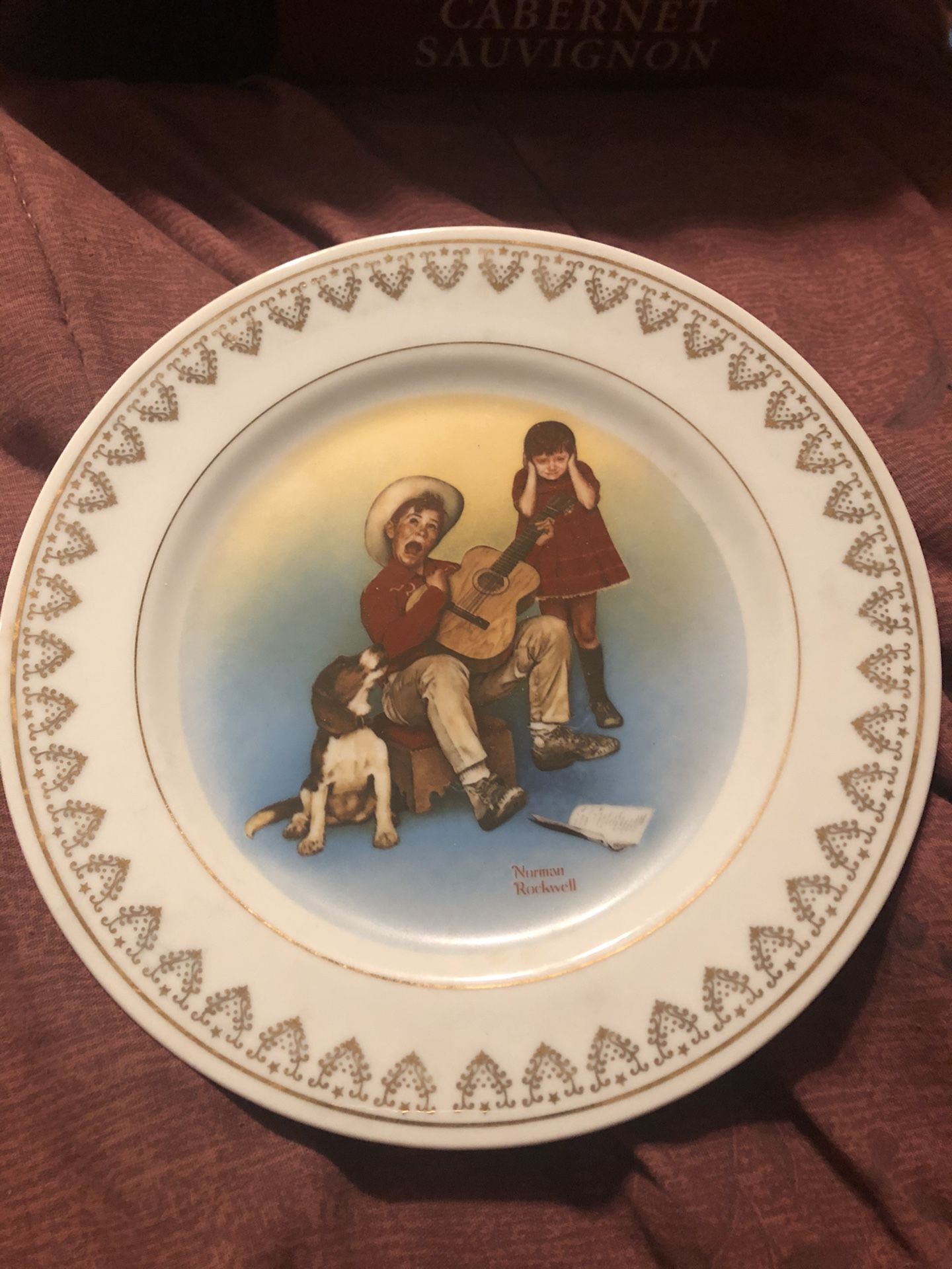 Norman Rockwell Plate