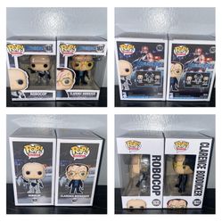 Funko Pop MOVIES ROBOCOP Set Of 2 (Robocop & Clarence Boddicker)