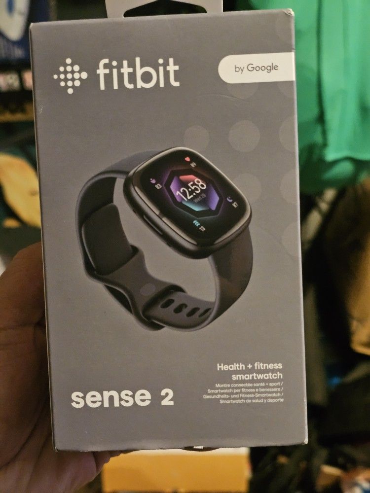 Fitbit Sense 2 Advanced Health and Fitness Smartwatch - Graphite/Shadow Grey BRAND NEW SEALED!